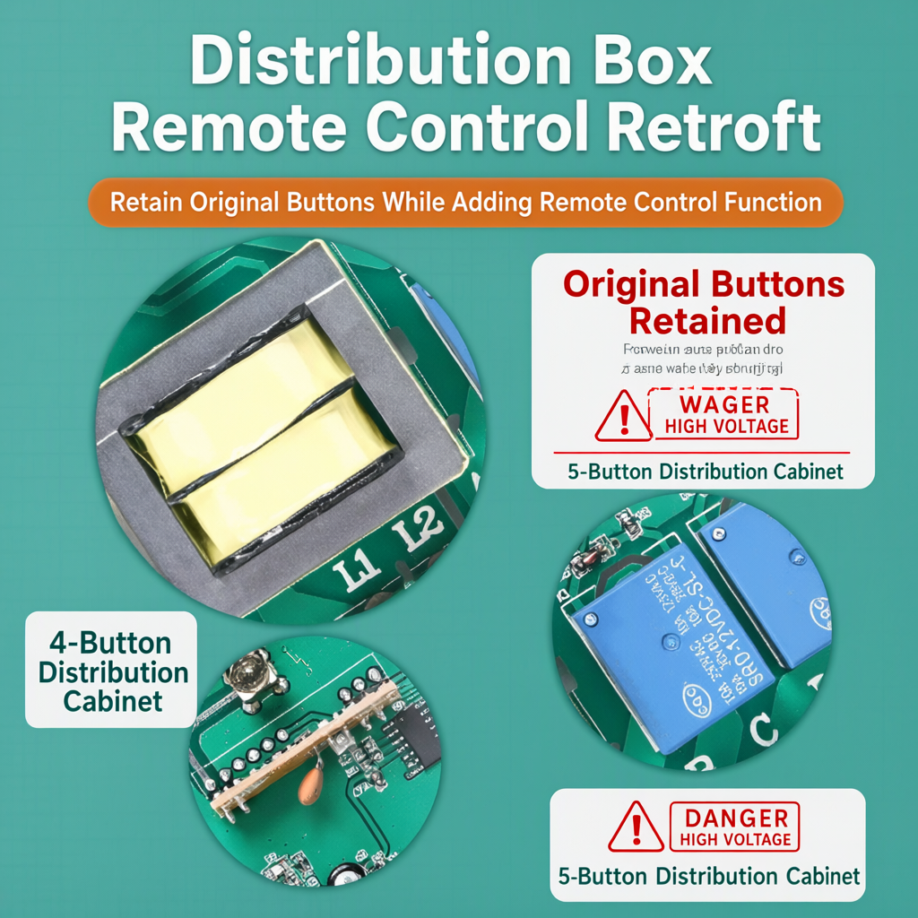 Heavy-Duty 10A Relay and Internal Power Components