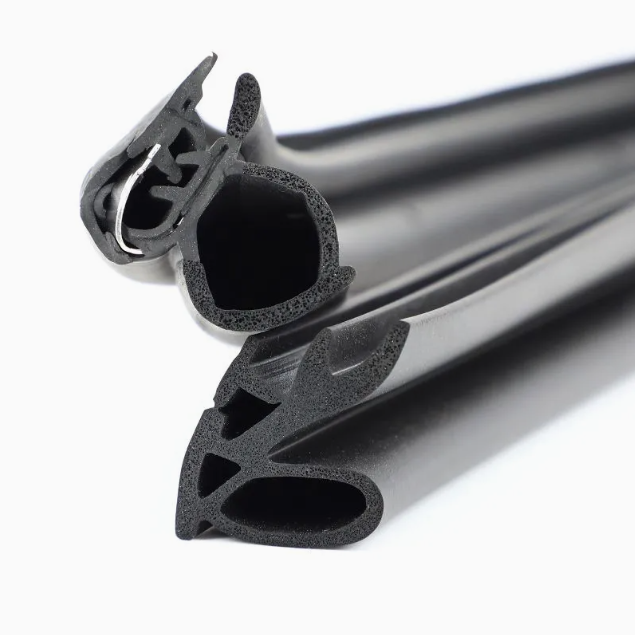 Internal Segmented Spring Steel Clip Architecture within Dense EPDM Base