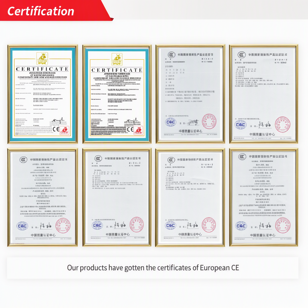 Authoritative Certifications - European CE and China Compulsory Certification (CCC)
