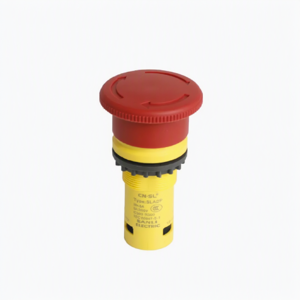 SLA2P-ZS 22mm Industrial Emergency Stop Pushbutton Switch (TÜV / CE / IP65 Waterproof)
