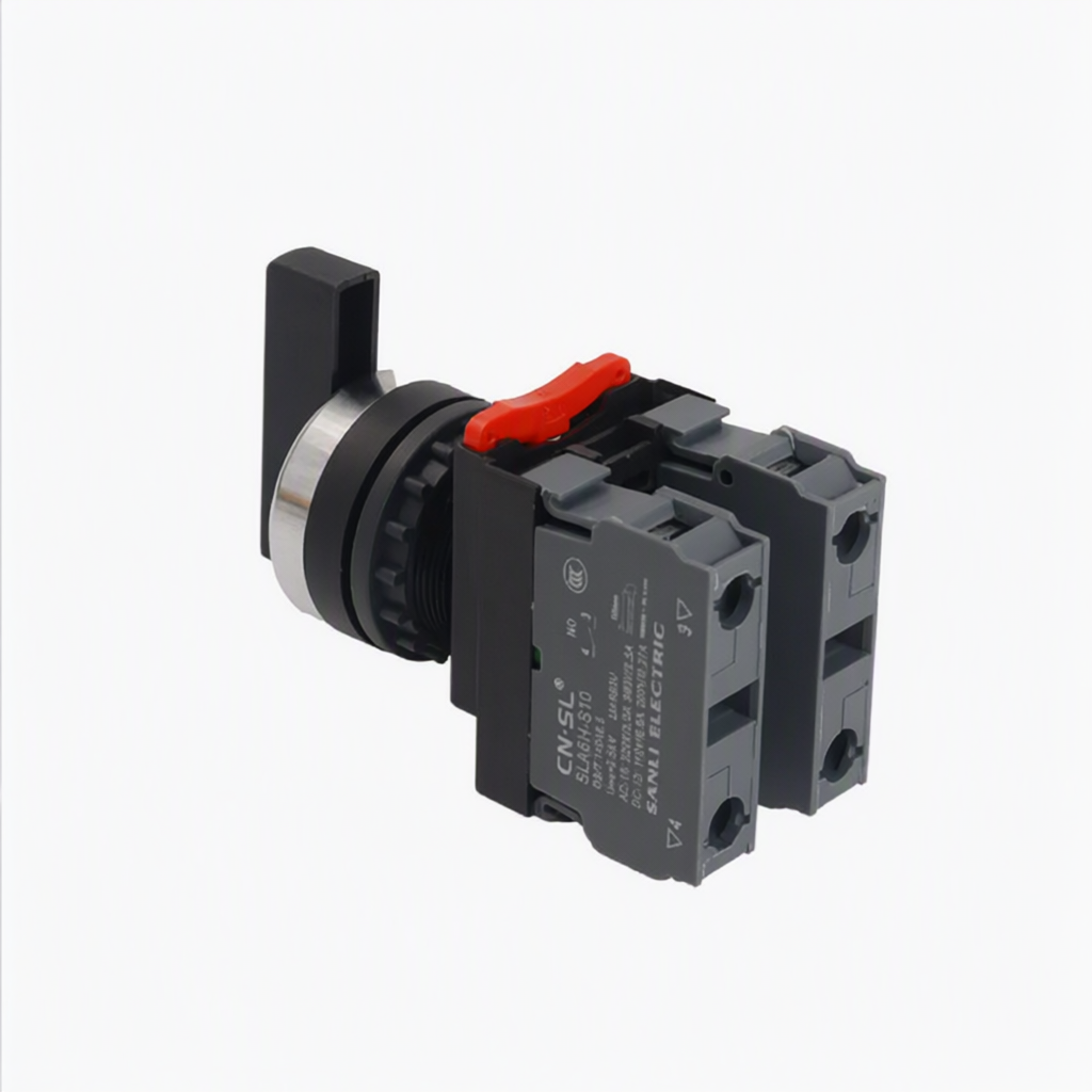 SLA6H Modular Contact Blocks and Mounting Bracket Detail