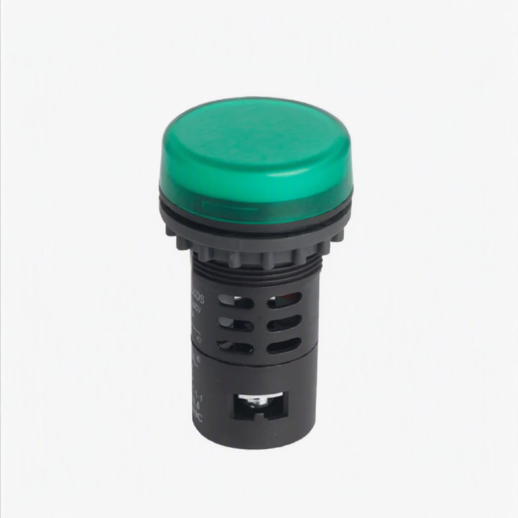 SLD16H 22mm Green LED Indicator Lamp - Run, Energized, and Normal Operation State
