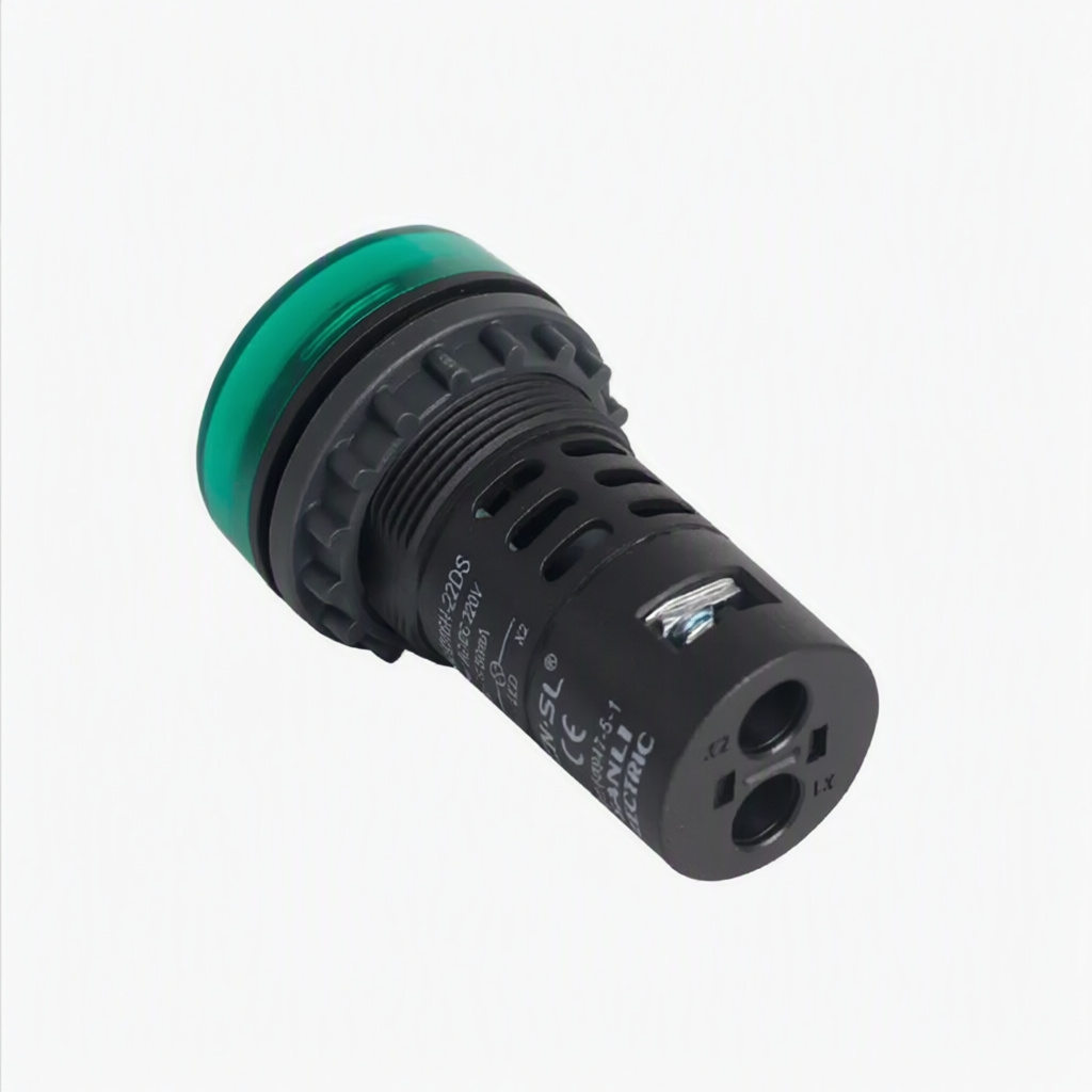 SLD16H 22mm Blue LED Indicator Lamp - Auxiliary, Interlock, and Maintenance Status
