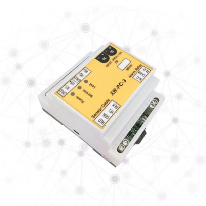 LOC-150 Liquid Leakage Alarm Module Hardware Overview and Terminal Block Layout